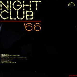 LP Various ‎– Night Club '66 (VELMI DOBRÝ STAV, JEN DROBNÉ ZNÁMKY POUŽÍVÁNÍ  (Stereo, cat.no: SV 9021, 66 2))
