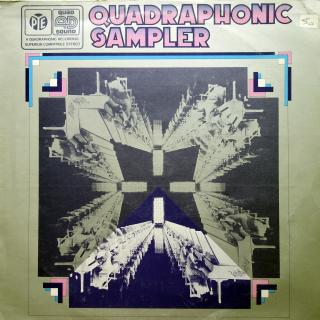 LP Various ‎– Quadraphonic Sampler (Škrábanec přes poslední dvě skladby na straně A. Jehla neskočí, ale jsou slyšet lupance (UK, Quadraphonic, 1971, Jazz, Easy Listening))