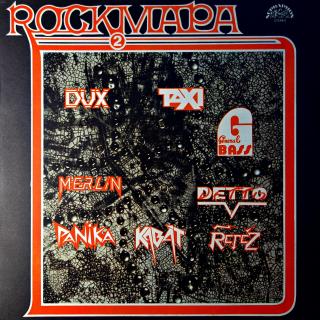 LP Various ‎– Rockmapa 2 (Včetně přílohy s tracklistem. Deska je téměř v perfektním a lesklém stavu, jen pár ultra-jemných vlásenek. Hraje skvěle, perfektní a čistý zvuk i v pasážích mezi skladbami. Obal je taky krásný, jen nepatrné stopy používání.)