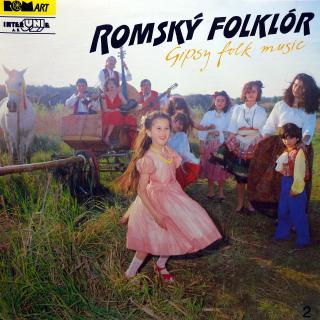LP Various ‎– Romský Folklór 2 = Gipsy Folk Music 2 (Deska lehce ohraná s jemnými vlásenkami. Obal v pěkném stavu.)