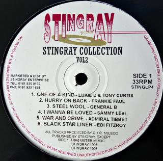 LP Various ‎– Stingray Collection Volume 2 ((Kompilace, UK, 1996, Reggae, Dancehall, Ragga) DOBRÝ STAV)