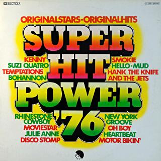 LP Various ‎– Super Hit Power '76 (Deska i obal jsou v dobrém stavu.)