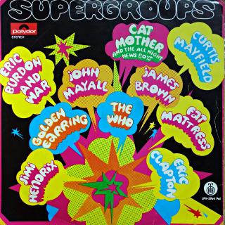LP Various ‎– Supergroups (Deska v dobrém stavu, pouze jemné vlásenky. Obal je trochu obnošený.)