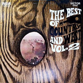 LP Various ‎– The Best Of Country And West - Vol. 2 (Deska i obal jsou v pěkném stavu.)