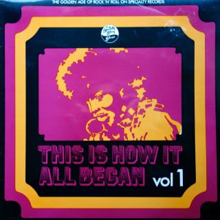 LP Various ‎– This Is How It All Began Vol 1 (KOMPILACE, DESKA V SUPER STAVU (UK, 1972,  Country Blues, Gospel, Rhythm &amp; Blues, Ballad))