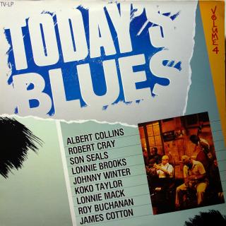 LP Various ‎– Today's Blues Volume 4 (KOMPILACE (Netherlands, 1986) VELMI DOBRÝ STAV)