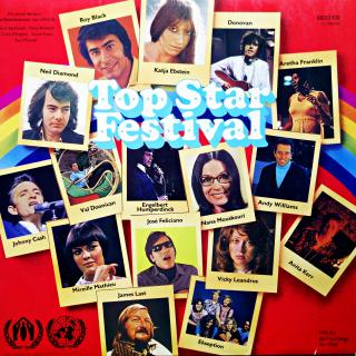 LP Various - Top Star Festival (Kompilace, Germany, 1972, Chanson, Country, Soul, Vocal, Schlager, Symphonic Rock, Ballad)