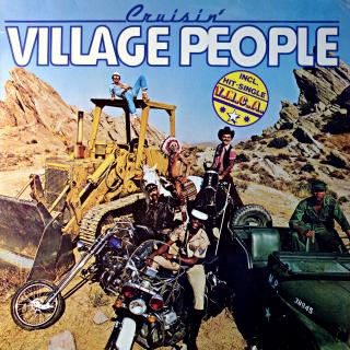 LP Village People ‎– Cruisin' (Deska je v krásném a lesklém stavu, pravděpodobně nehraná. Obal je taky pěkný s malou oděrkou a cenovkou na zadní straně.)