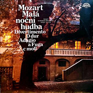 LP W.A.Mozart, Josef Vlach – Malá Noční Hudba / Divertimento D Dur / Adagio A... (Pěkný stav.)