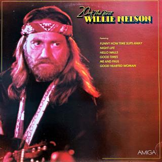 LP Willie Nelson – 20 Of The Best (Deska i obal jsou v pěkném a lesklém stavu, jen pár jemných vlásenek.)