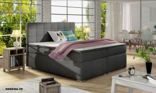Boxspring ADENA 180/200 (Sawana 05) (Luxusní kontinentální manželská postel)