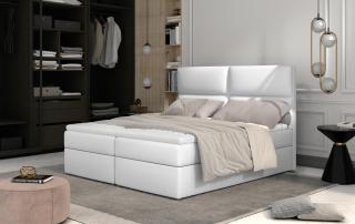 Boxspring ANETE 140/200 (Soft 17) (Moderní postel Boxspring se dvěma úložnými prostory)