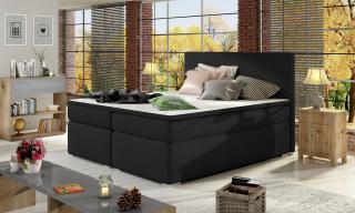 Boxspring DANTE 140/200 (Sawana 14) (Luxusní kontinentální manželská postel)