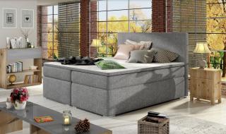 Boxspring DANTE 140/200 (Sawana 21)  (Luxusní kontinentální manželská postel)