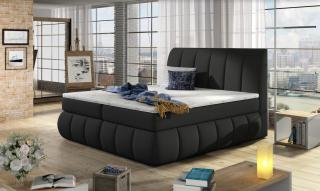 Boxspring HENRY 140/200 (Sawana14) (Luxusní kontinentální postel v rozměru 140x200 s úložným prostorem a v provedení Sawana 14)