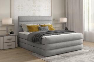 Boxspring MARKETI 140/200 (Sawana 21)  (Luxusní kontinentální postel s úložným prostorem v rozměru 140/200 v provedení Sawana 21)