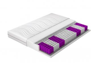 PAVLA 180x200 - luxusní taštičková matrace. Výška 18cm  (Kvalitní oboustranná taštičková matrace s hypoalergenním pratelným potahem)
