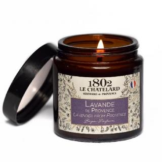 Levandulová přírodní svíčka Le Chatelard Francie