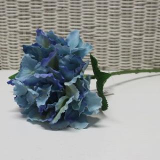 Umělá hortenzie modrá