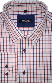 Košile Native (károvaná) s dlouhým rukávem, vel. 45/46 - N225/315 (Pánská košile Native kostkovaná (károvaná))