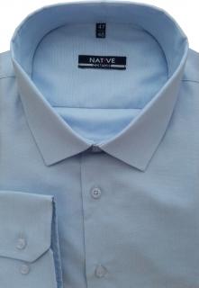 Nadměrná pánská košile (světle modrá), vel. 47/48 - N215/199 (Nadměrná pánská košile Native s dlouhým rukávem - velikost 3XL - 47/48)
