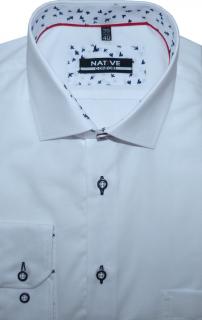 Pánská košile (bílá) s dlouhým rukávem, vel. 39/40 - N185/449 (Pánská košile bílá)