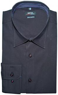 Pánská košile (černá) s dlouhým rukávem, vel. 39/40 - N145/013 (Černá pánská košile)