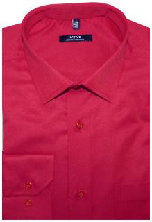 Pánská košile (červená) s dlouhým rukávem, vel. 41/42 - N951/005 (Červená košile s dlouhým rukávem)