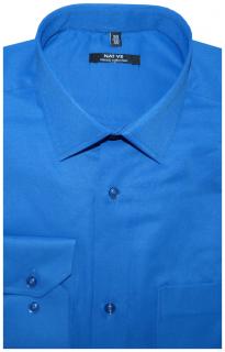 Pánská košile (modrá) s dlouhým rukávem, vel. 41/42 - N951/007 (Modrá pánská košile - společenská)