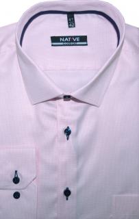 Pánská košile (růžová) s dlouhým rukávem, vel. 39/40 - N185/432 (Pánská košile růžová)