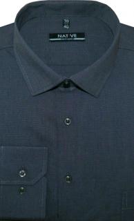 Pánská košile (šedá) s dlouhým rukávem, vel. 39/40 - N205/304 (Pánská košile Native s dlouhým rukávem - velikost M - 39/40)
