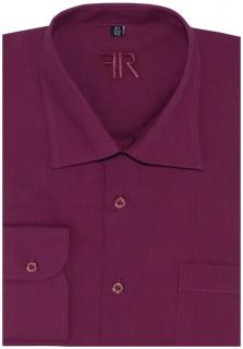 Pánská košile (vínová) s dlouhým rukávem, vel. 37/38 - FR 051/004 (Vínová společenská košile)