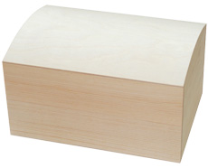 Dřevěná truhla 34 x 24 x 19 cm