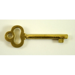 Kovový klíč  zlatá barva 3 cm