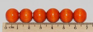 Oranžový korálek průměr 1,2 cm