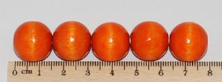 Oranžový korálek průměr 1,6 cm