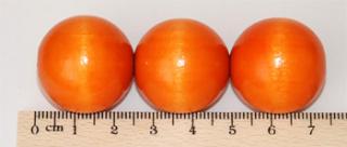 Oranžový korálek průměr 2,5 cm