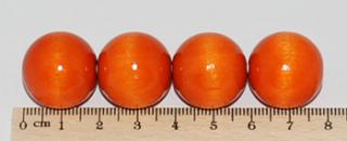 Oranžový korálek průměr 2 cm