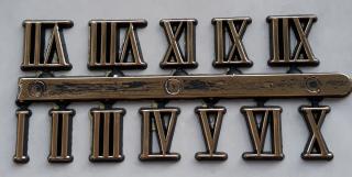 Římské číslice ZLATÉ 1,5 cm