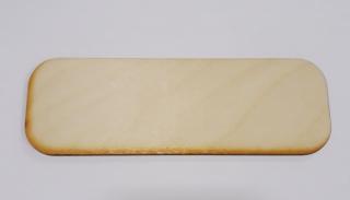 Tabulka - cedulka 15 x 5 oblé hrany