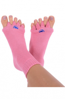 Happy feet Adjustační ponožky - růžové Velikost: 35-38