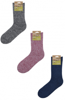 Ponožky z ovčí vlny, dámský set - 3 páry Velikost: 35-38