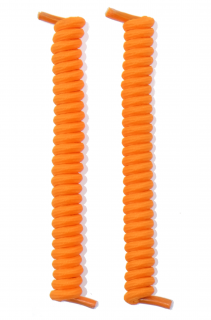Spirálové tkaničky - oranžová