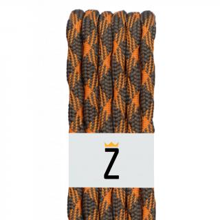 Trekingové tkaničky, hnědo-oranžová Délka: 220