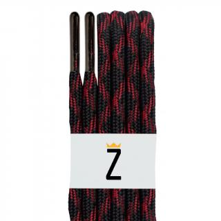 Trekingové tkaničky - kovová koncovka, červené Délka: 200
