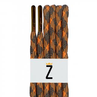 Trekingové tkaničky - kovová koncovka, oranžové Délka: 120