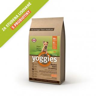 Yoggies MINIGRANULE Active Kachna+zvěřina 15kg