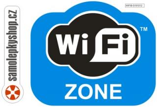 Wi Fi Zone samolepka 19x16 cm (Wi Fi Zone samolepka 19x16 cm)