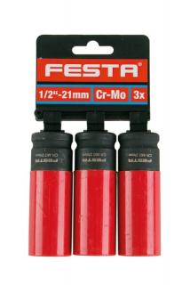 Hlavice na kola FESTA CrMo 1/2&amp;quot; 21mm 3x
