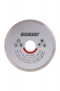 Kotouč diamantový DIAMANT 110x1. 7x22. 2mm plný